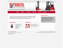 Tablet Screenshot of frontal.com.br